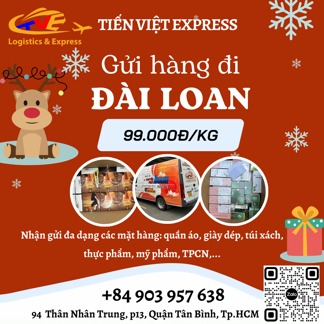 Gửi hàng đi Đài Loan